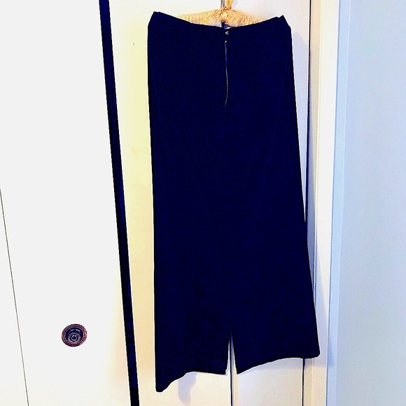 California Sportgems Ladies Long Black Skirt Size 8 - Picture 2 of 5